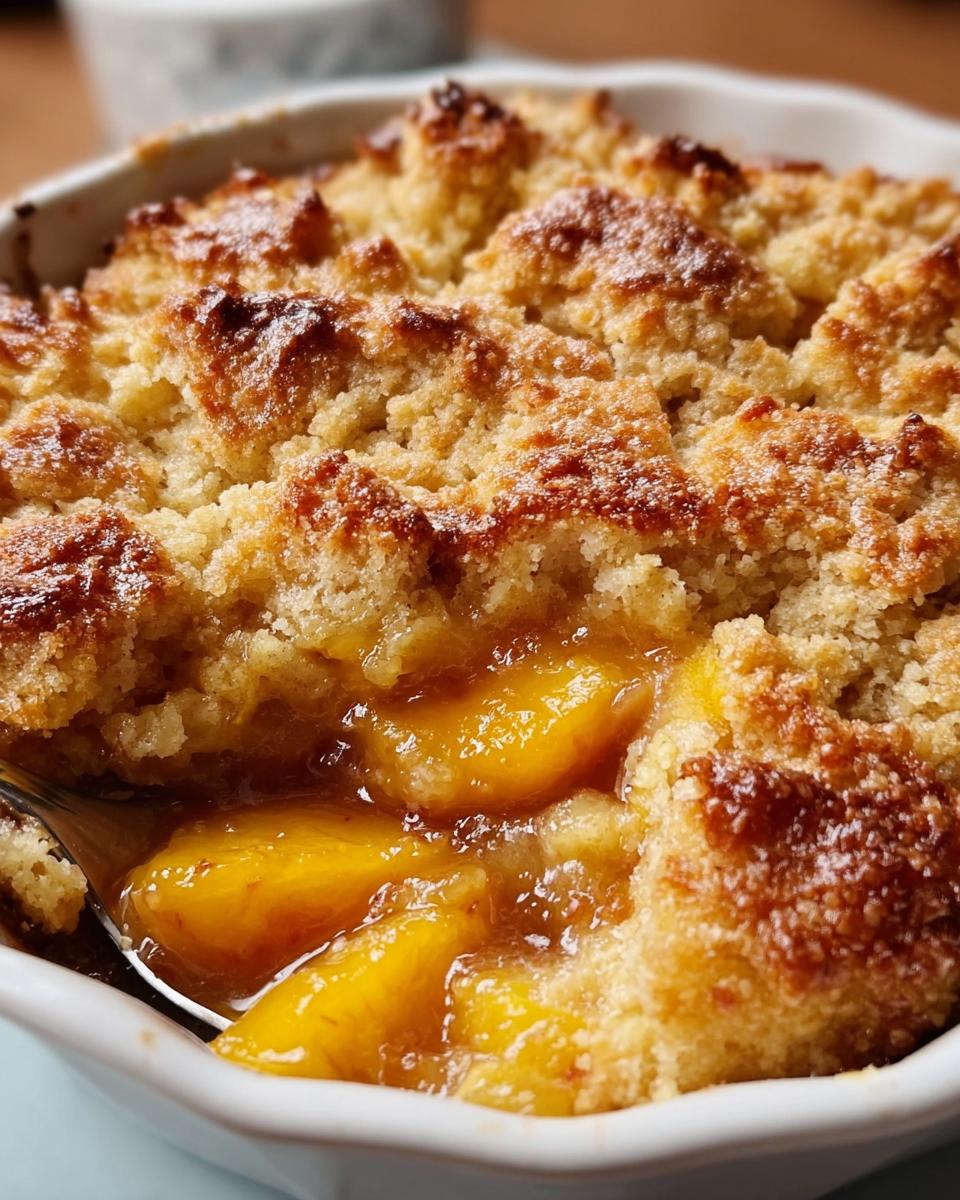 Easy Peach Cobbler - detail 1