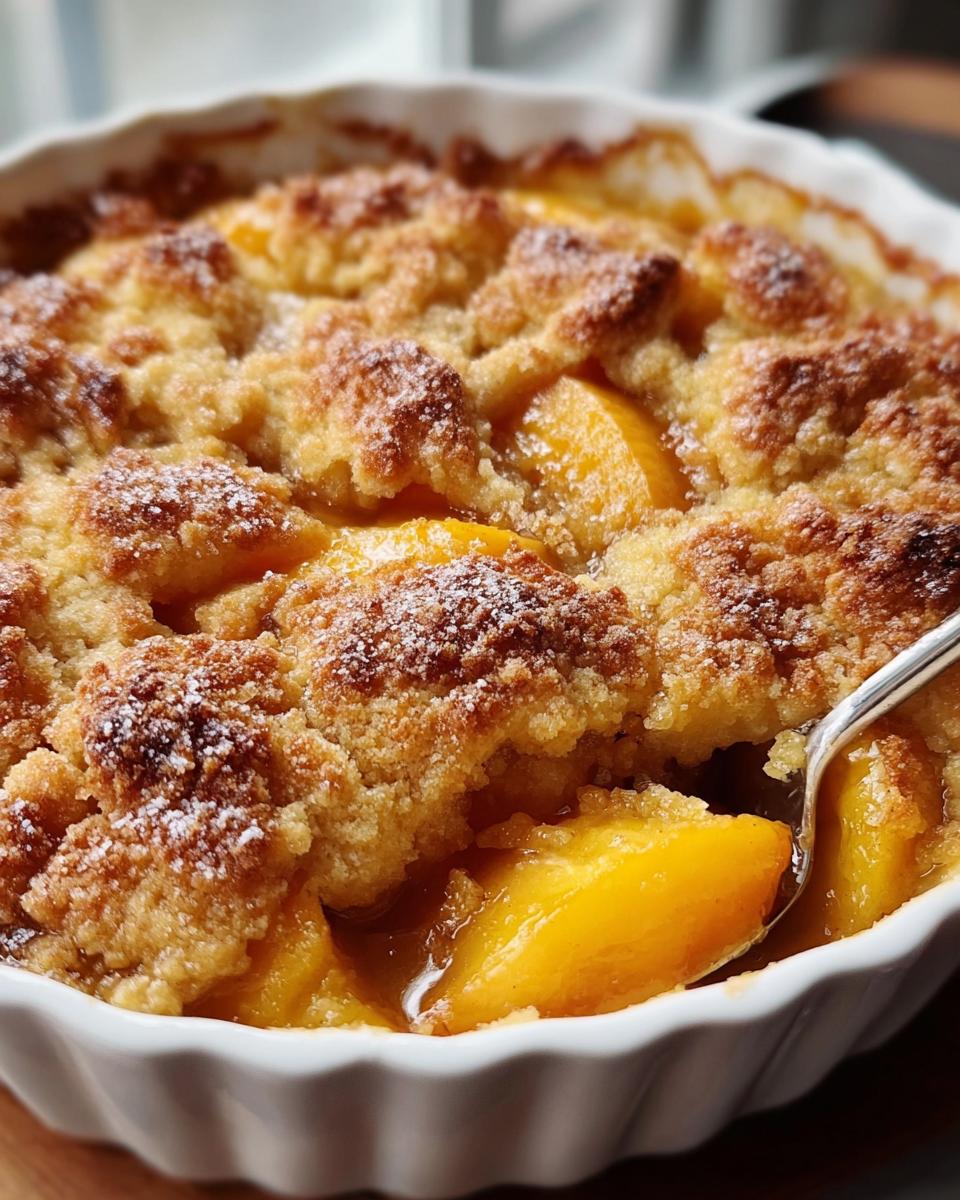 Easy Peach Cobbler - detail 2