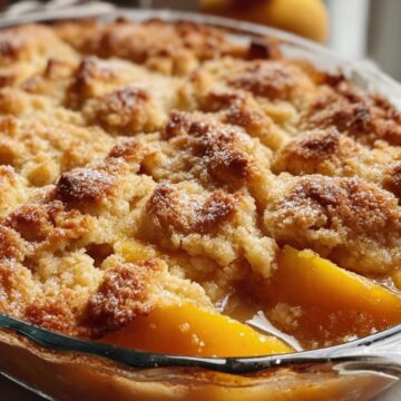 Easy Peach Cobbler