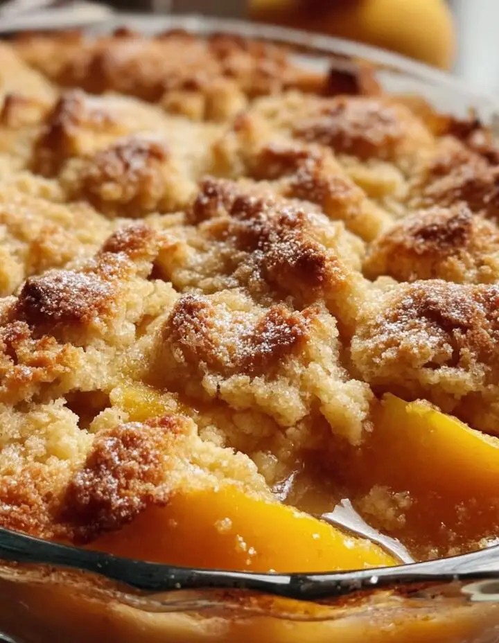 Easy Peach Cobbler