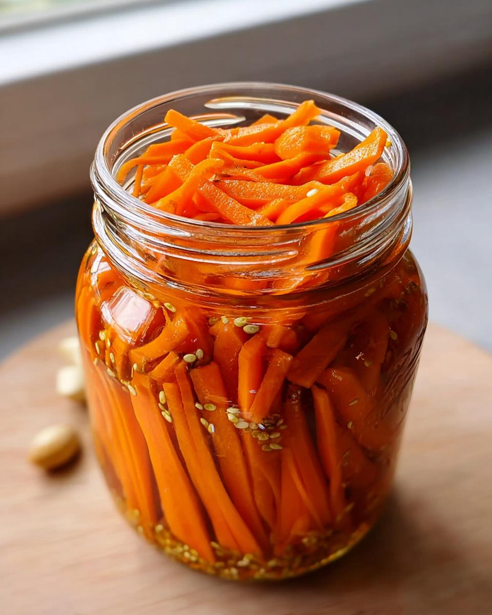 Easy Pickled Carrots - detail 2
