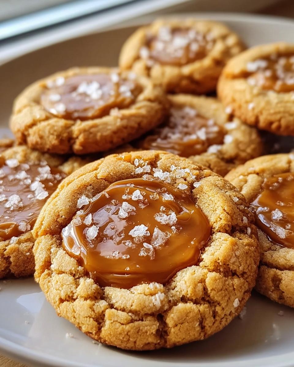 Easy Salted Caramel Cookies - detail 1