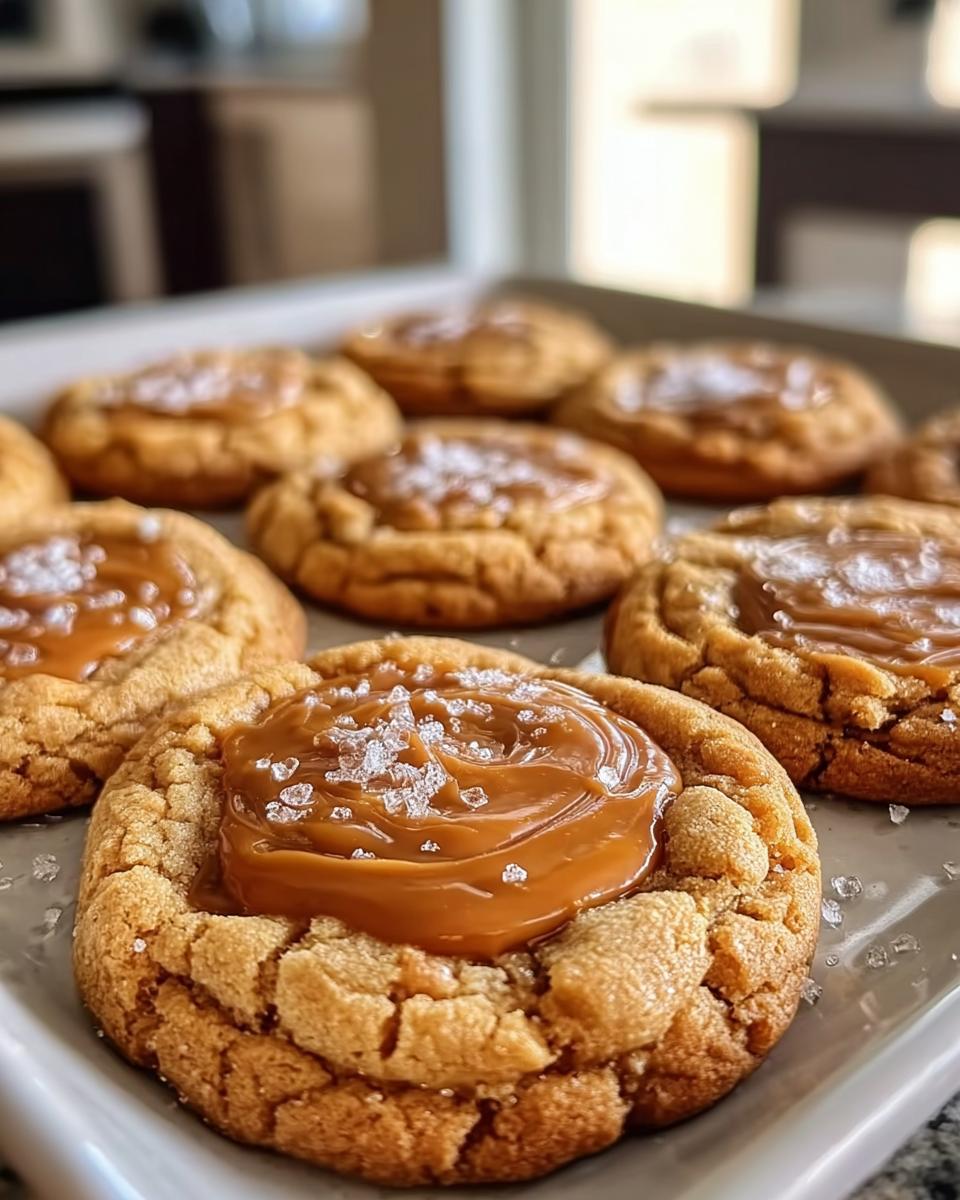 Easy Salted Caramel Cookies - detail 2