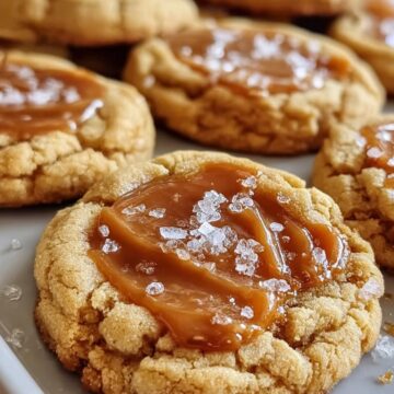 Easy Salted Caramel Cookies