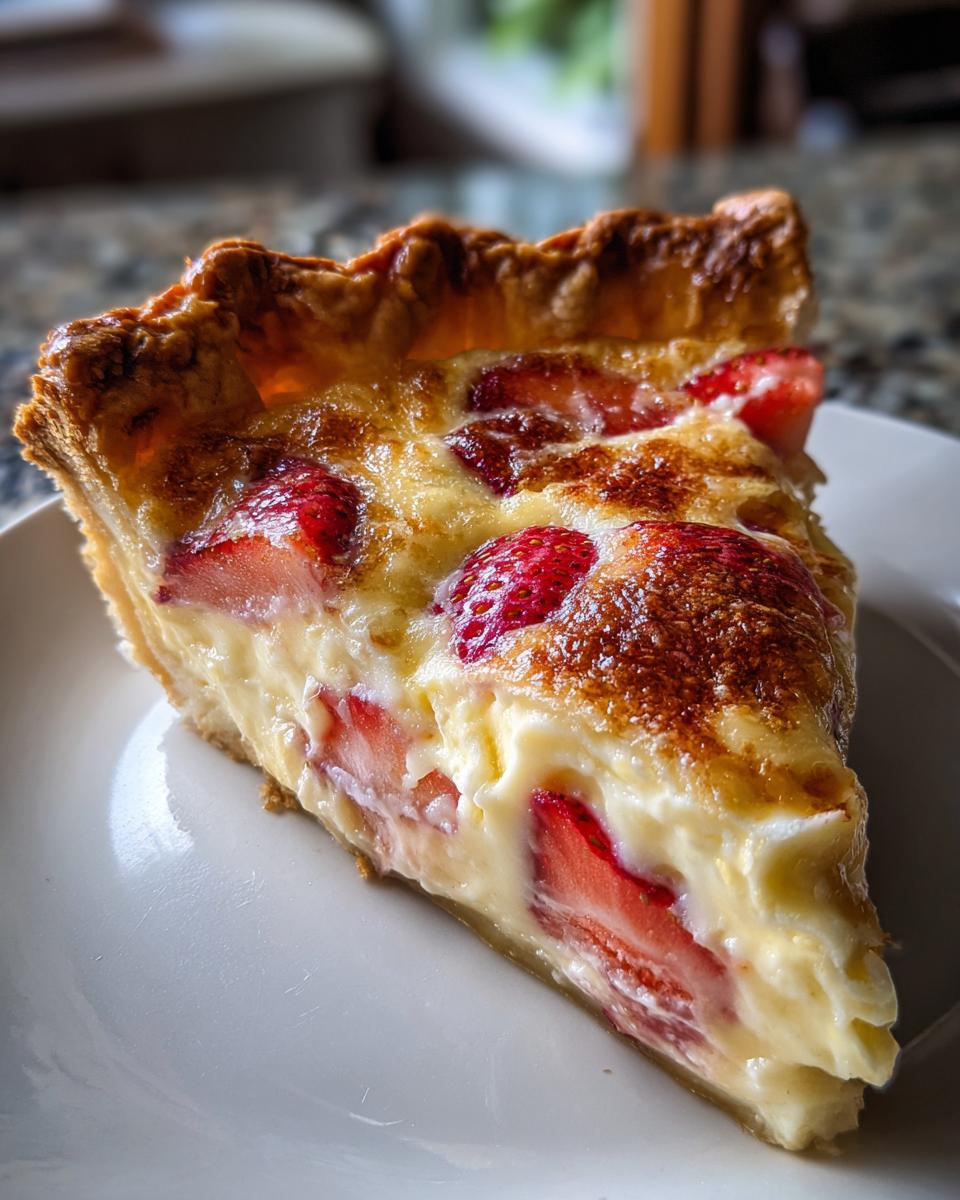 Easy Strawberry Buttermilk Pie - detail 1