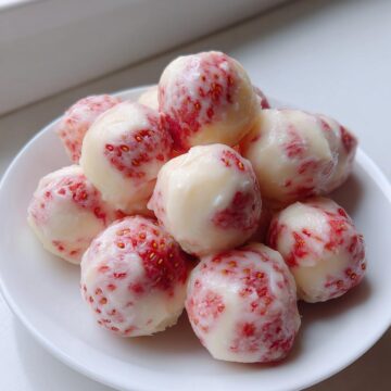 Easy Strawberry Yogurt Bites