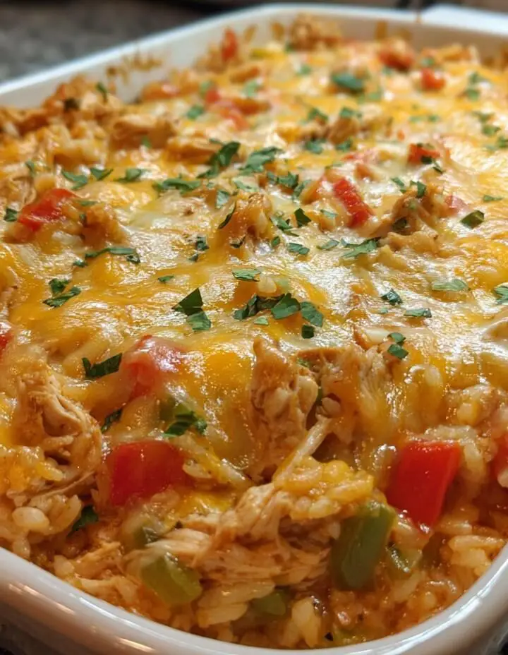FAJITA CHICKEN CASSEROLE