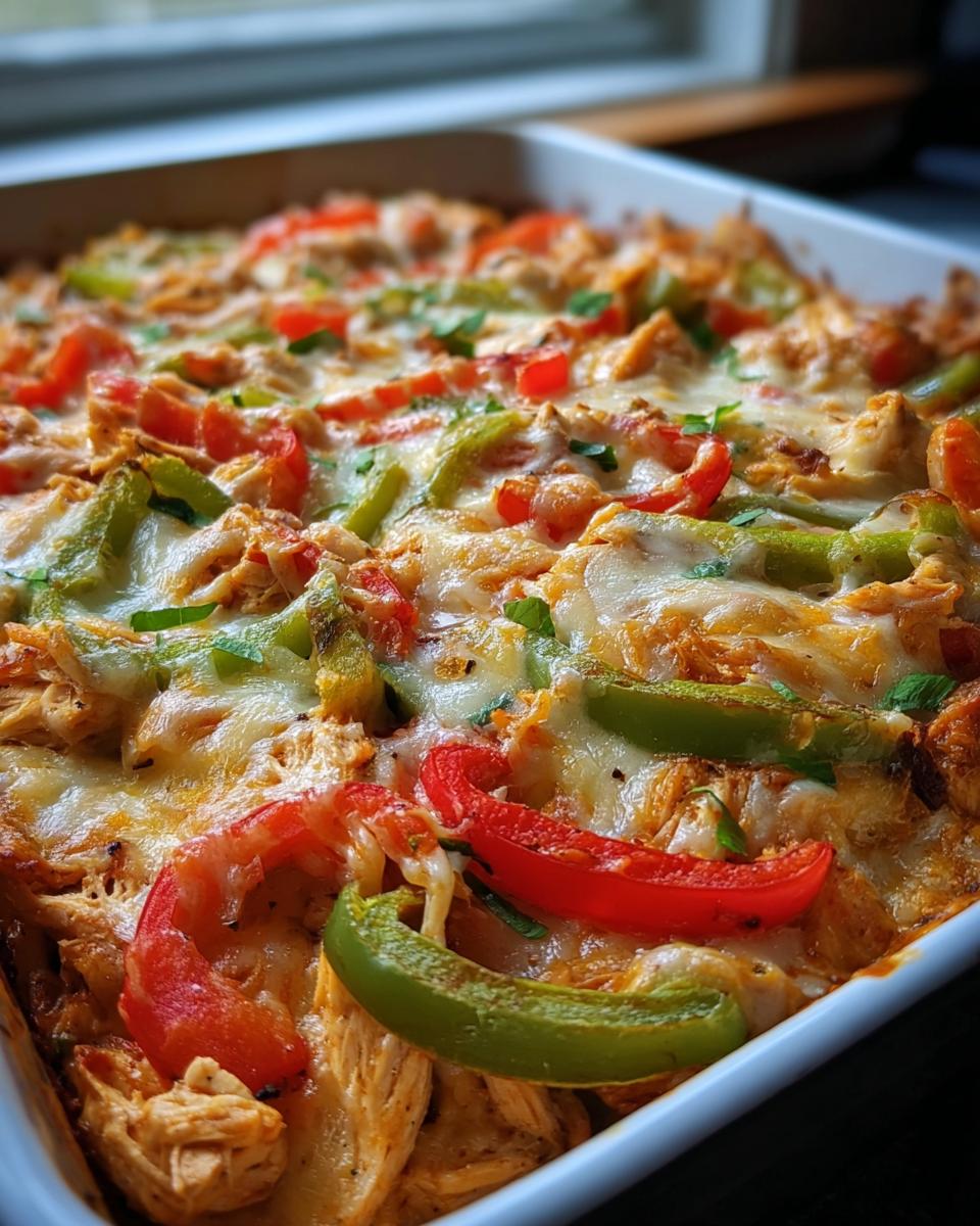 Fajita Chicken Casserole - detail 2
