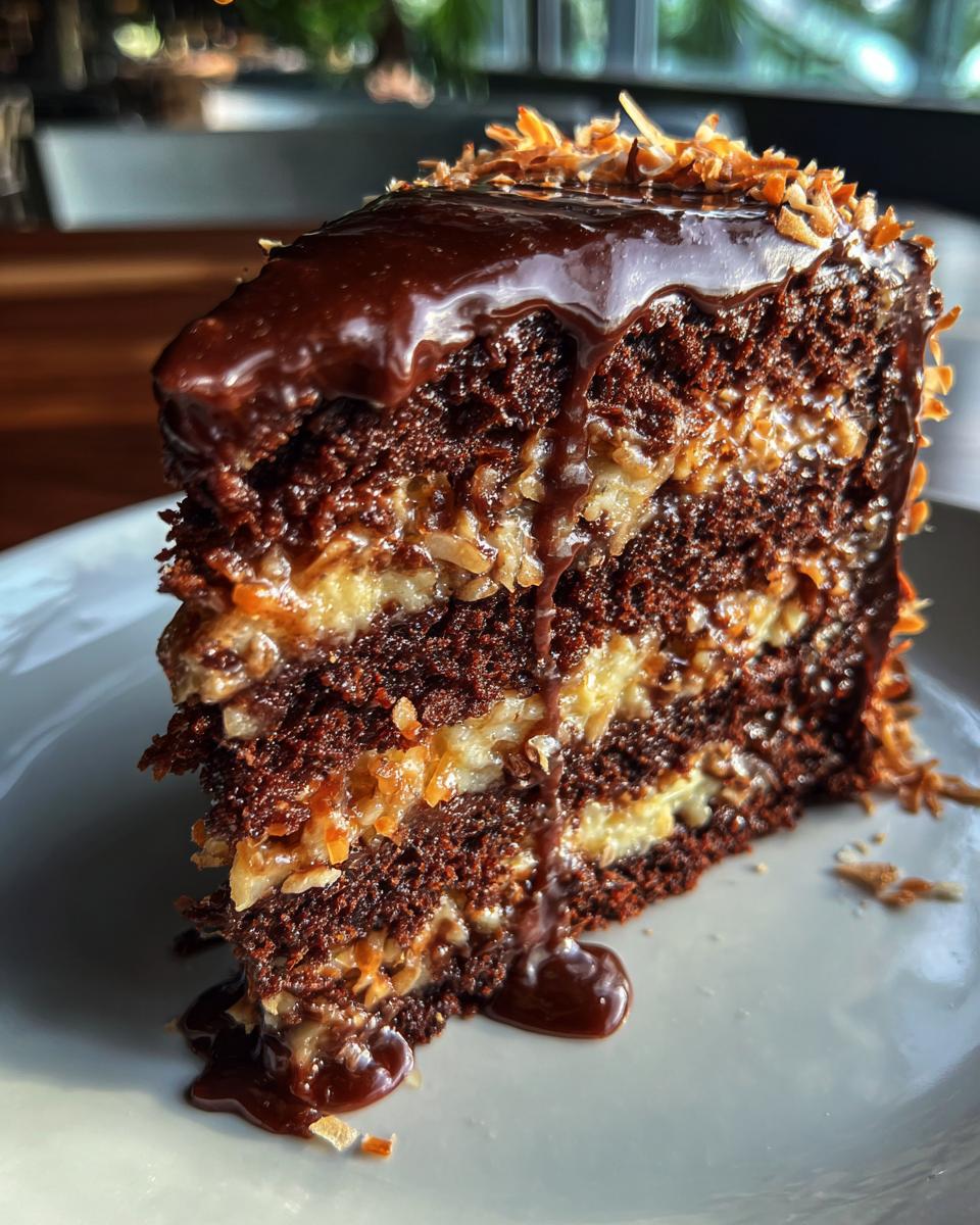 Family German Chocolate Cake - detail 1