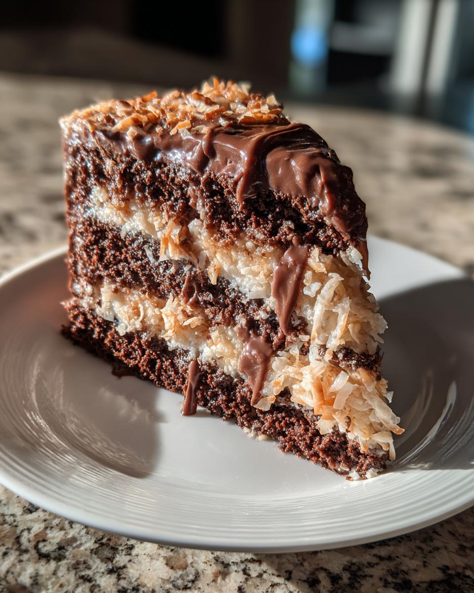 Family German Chocolate Cake - detail 3