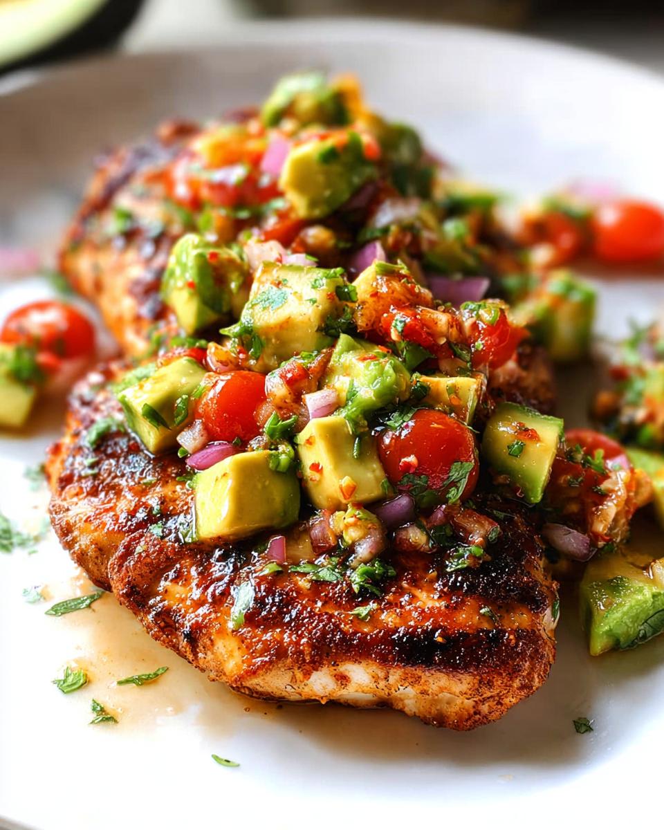 Fiesta Lime Chicken with Avocado Salsa - detail 1
