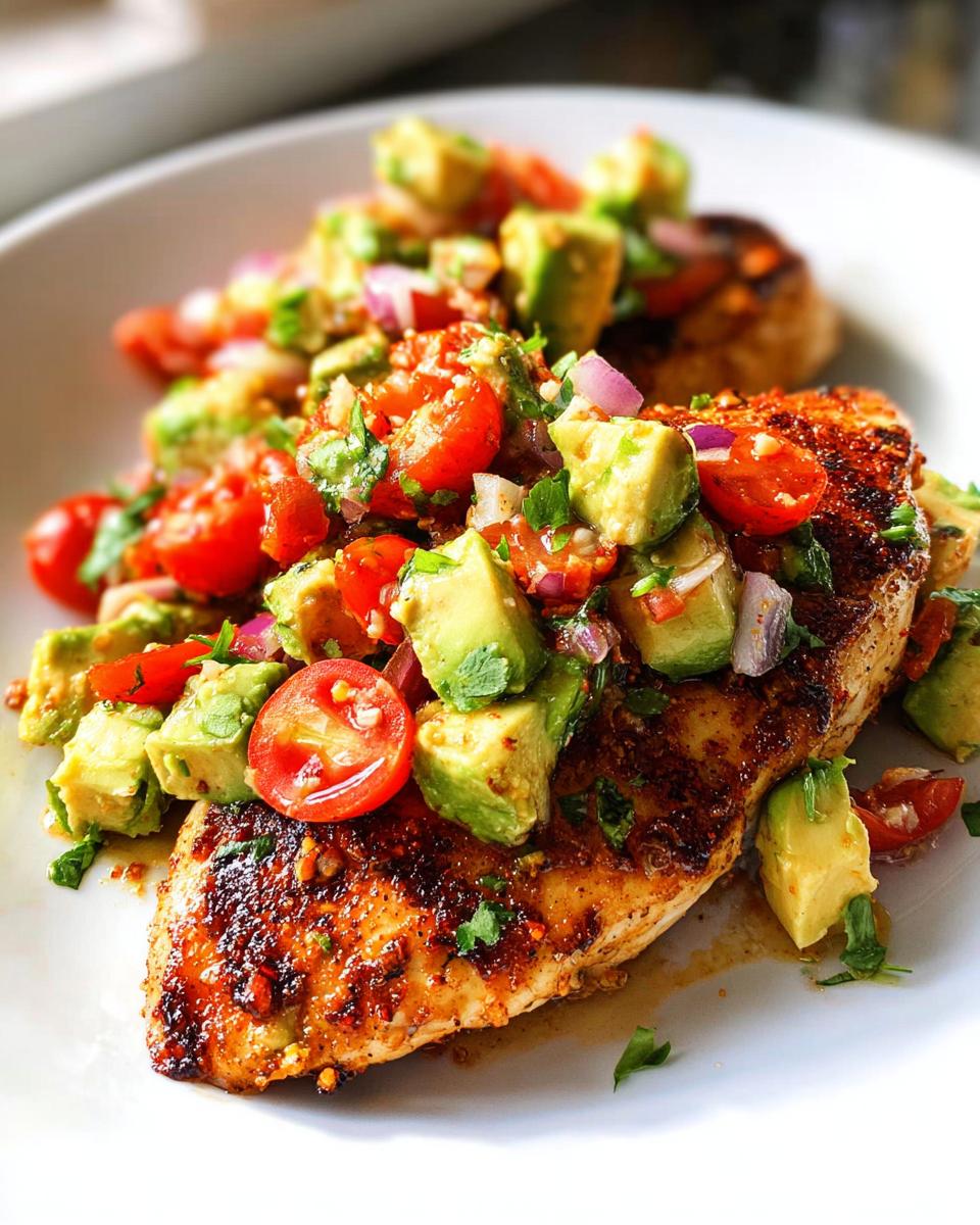 Fiesta Lime Chicken with Avocado Salsa - detail 2