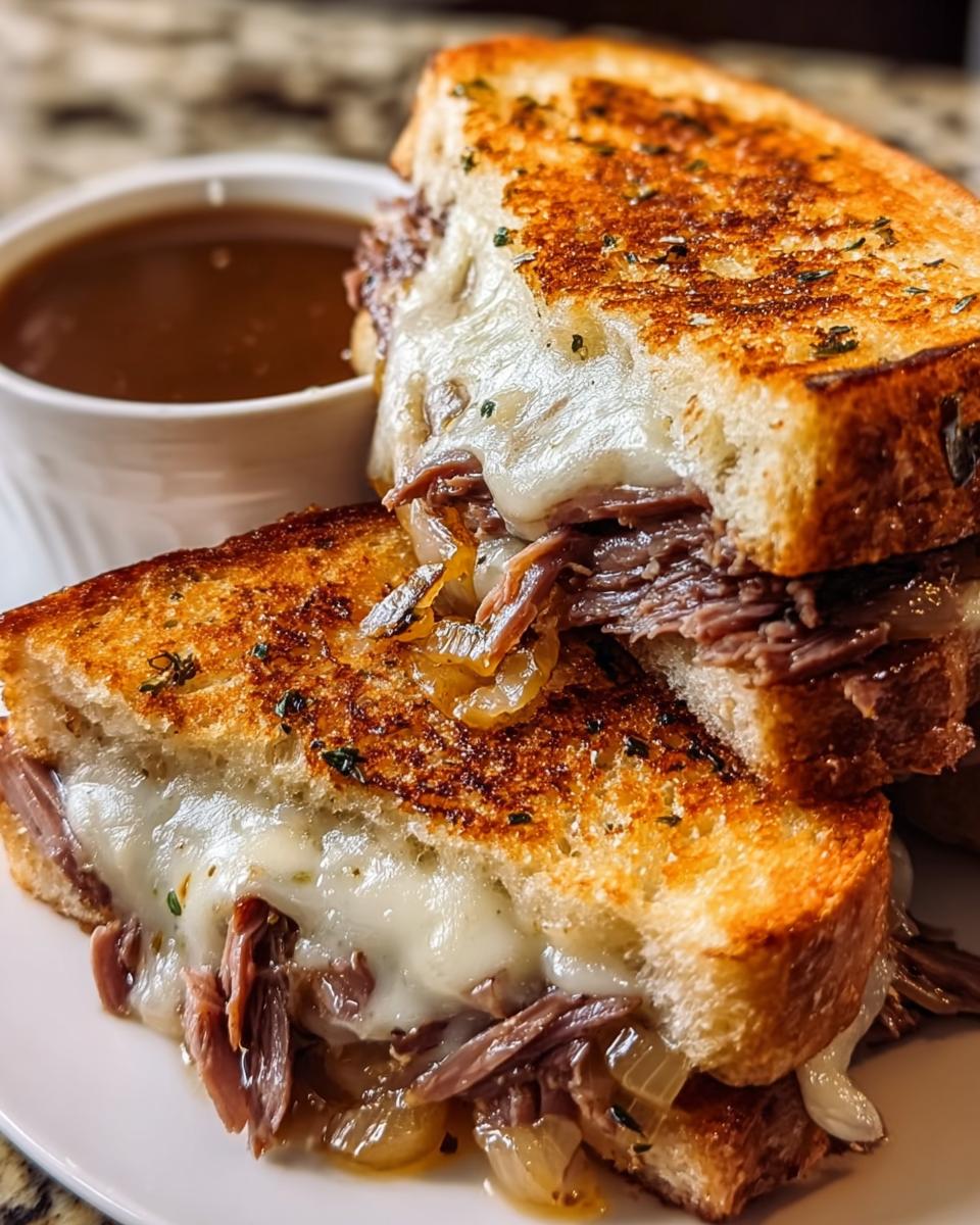 French Dip Grilled Cheese - detail 1