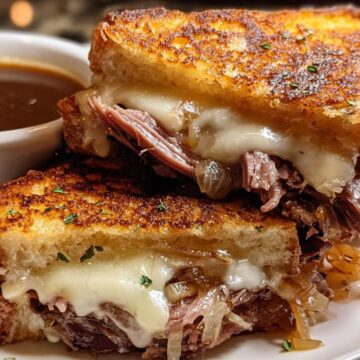 French Dip Grilled Cheese