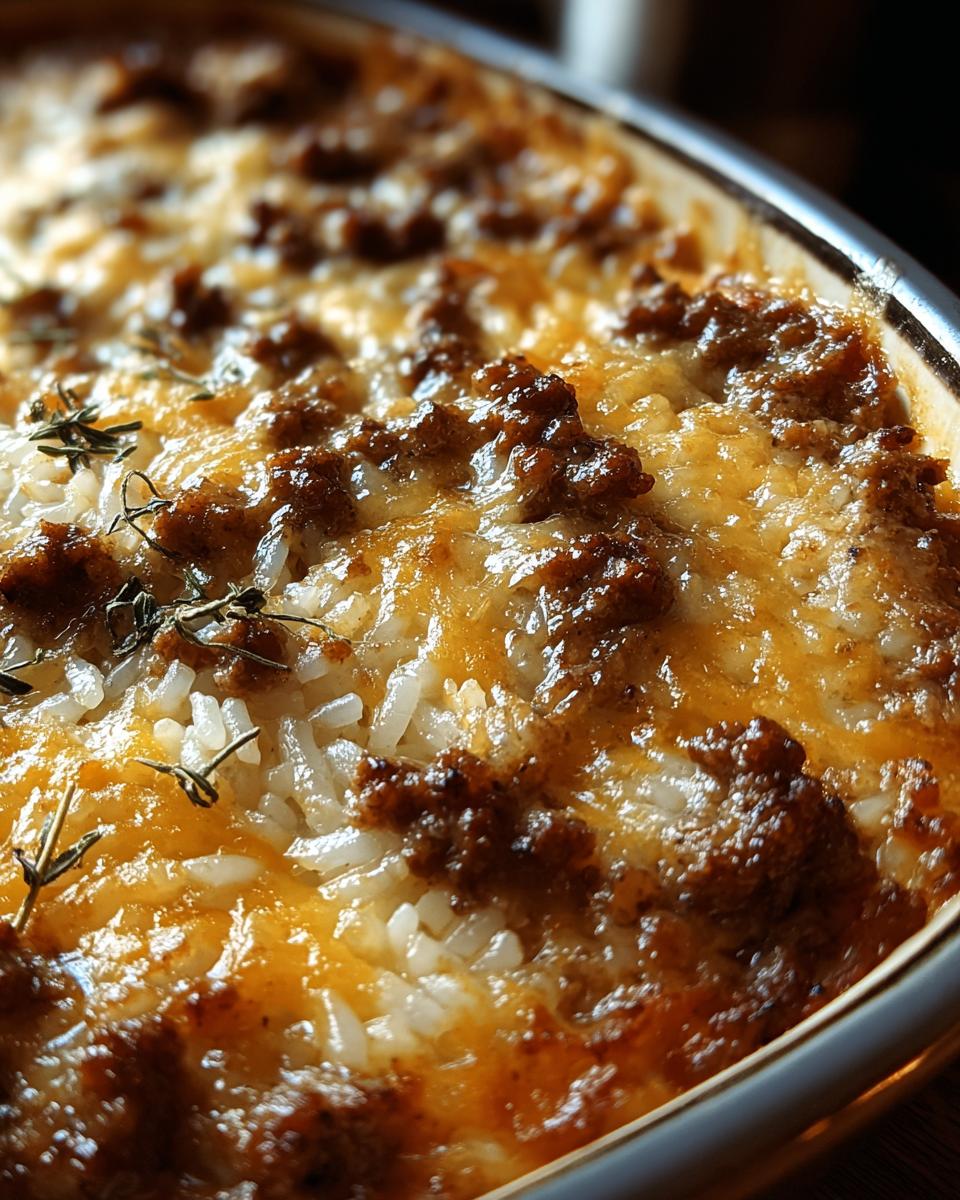 French Onion Ground Beef Casserole - detail 2