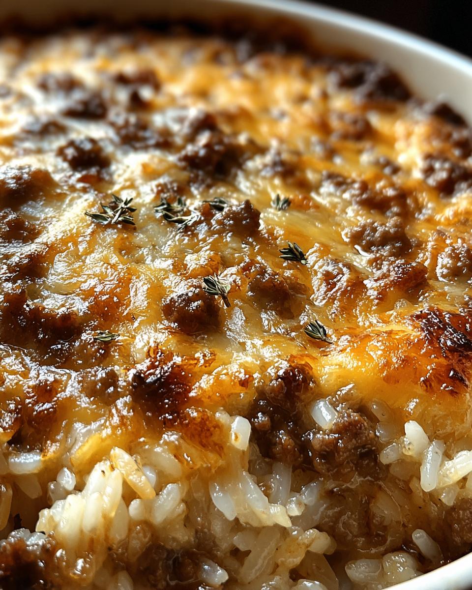 French Onion Ground Beef Casserole - detail 3