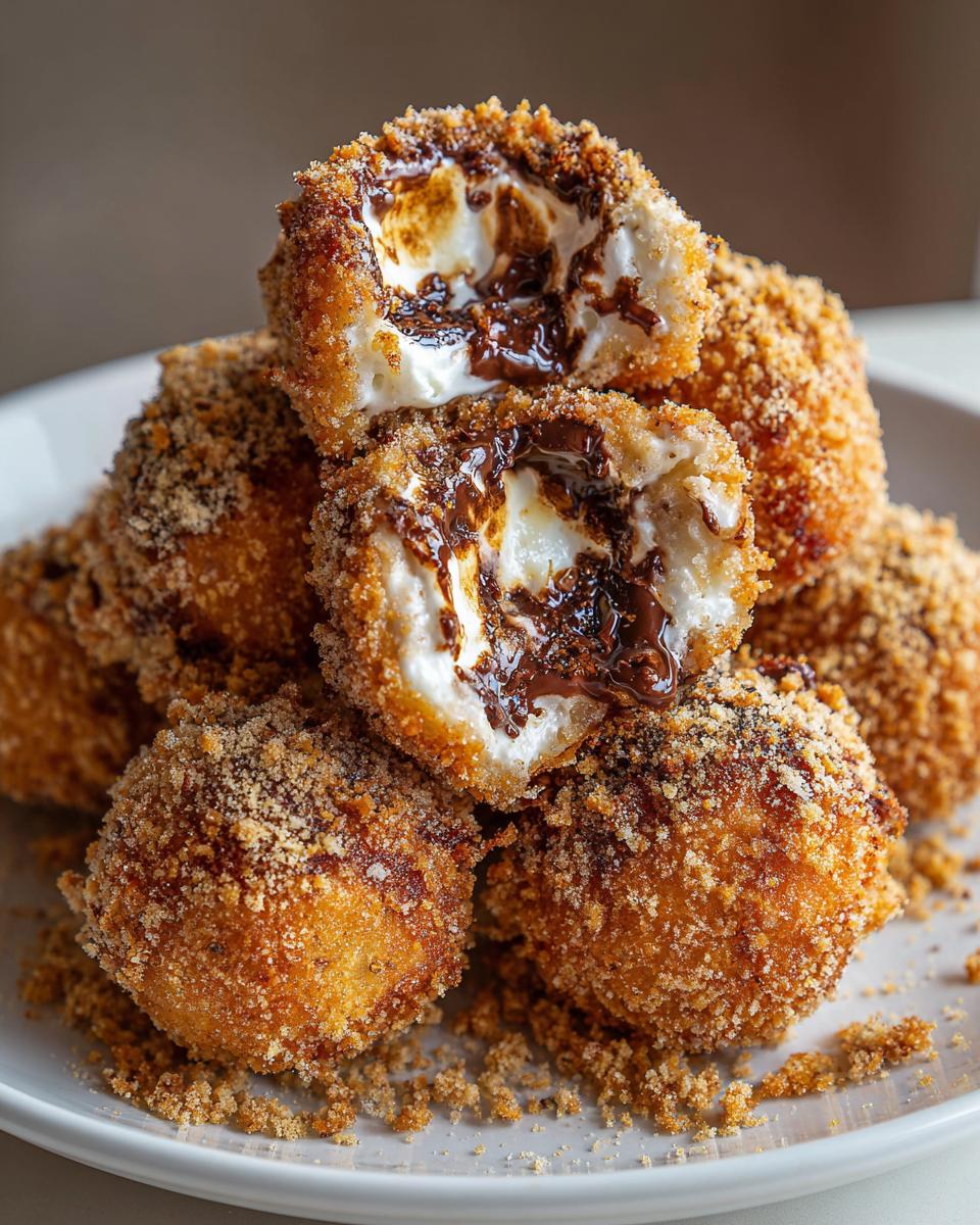 Fried S'mores Bombs - detail 1
