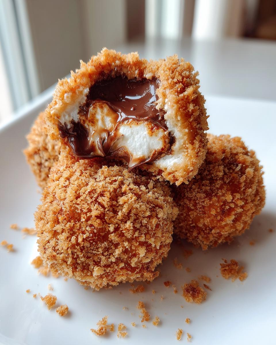 Fried S'mores Bombs - detail 2