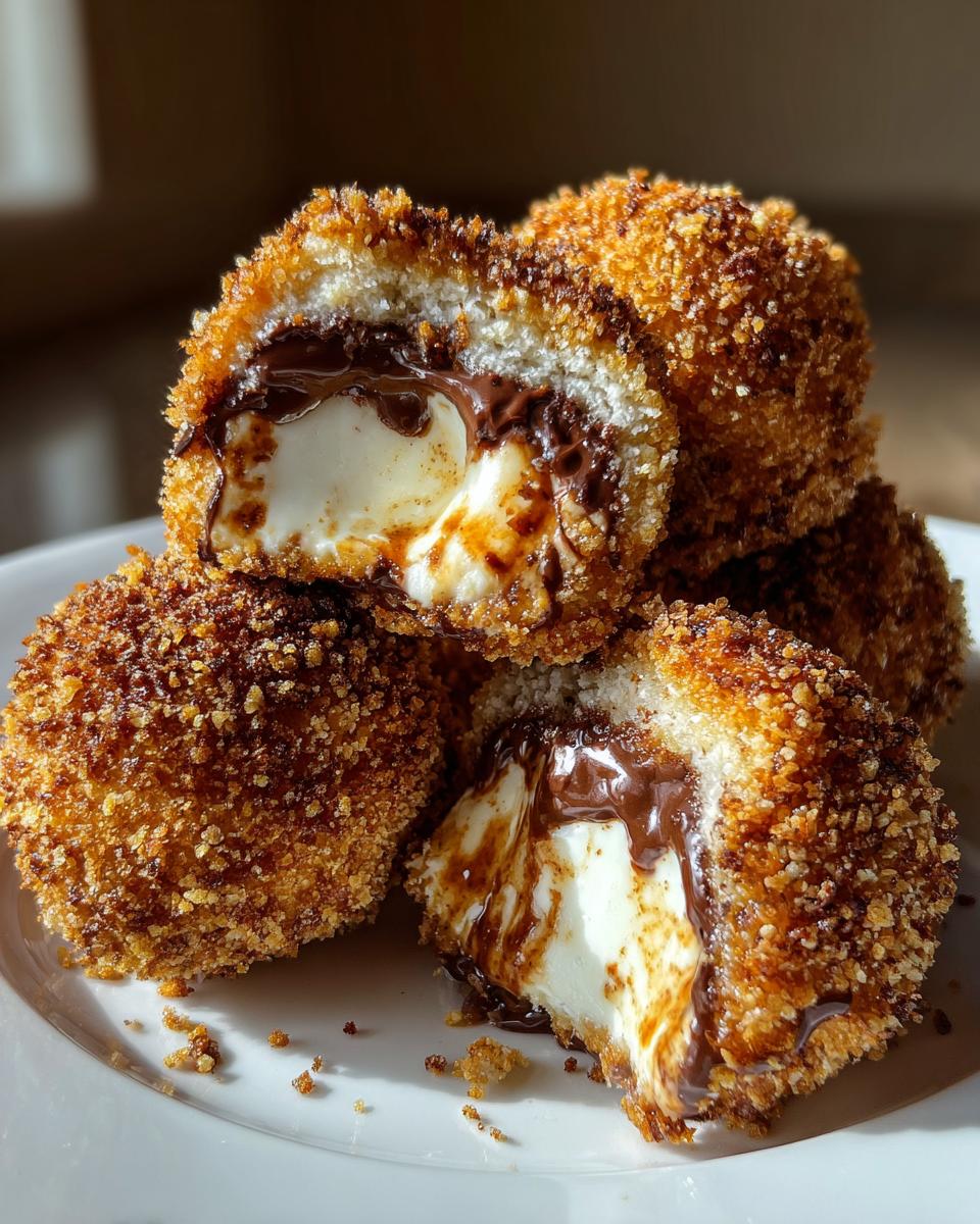 Fried S'mores Bombs - detail 3