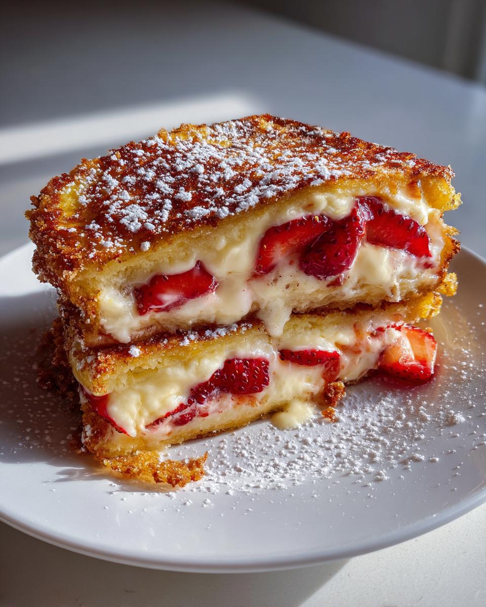 Fried Strawberry Cheesecake Sandwiches - detail 1