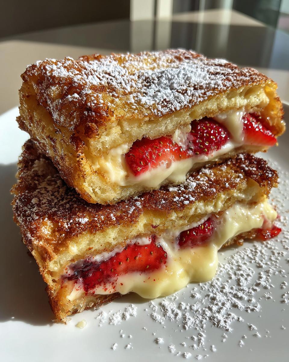 Fried Strawberry Cheesecake Sandwiches - detail 3