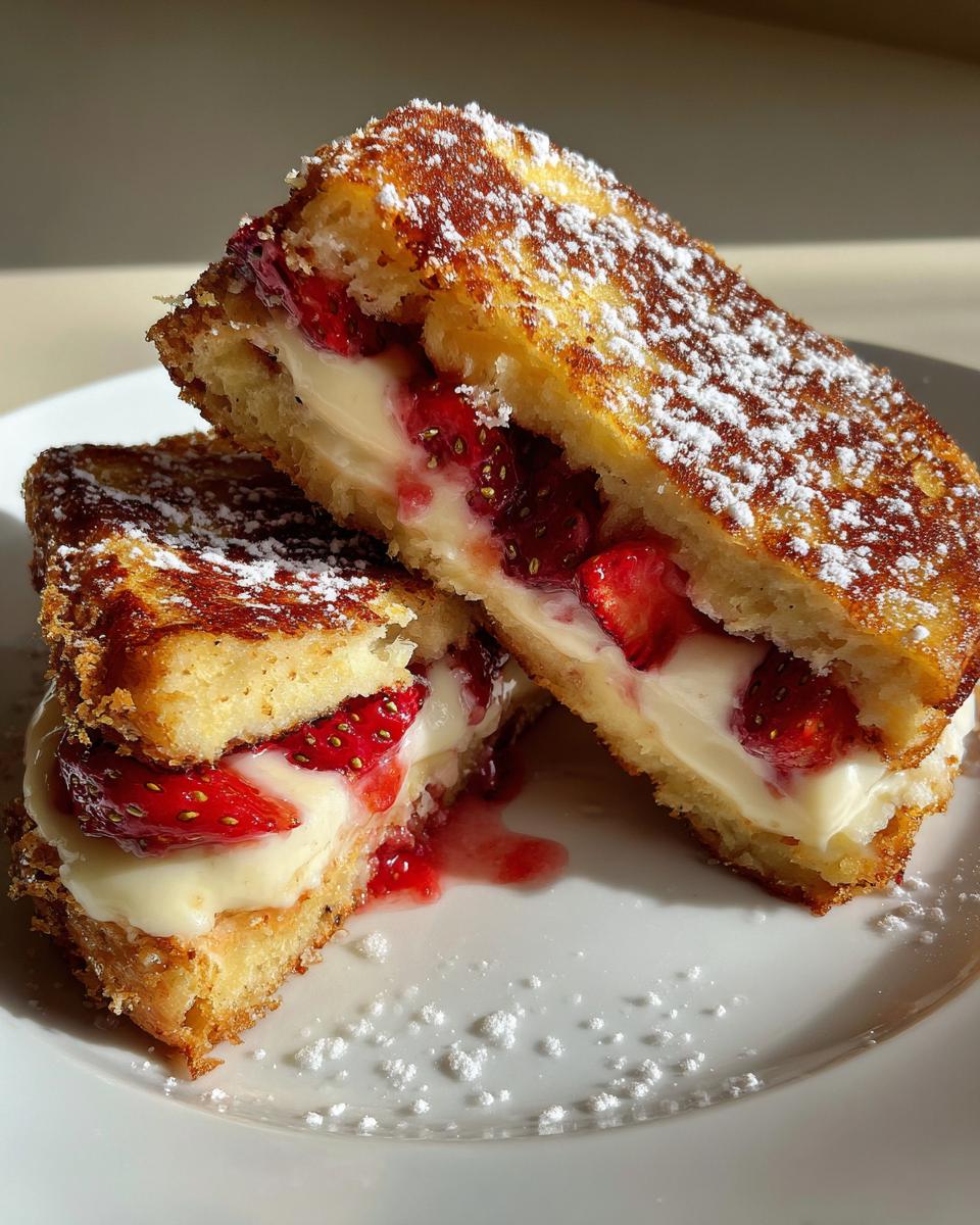 Fried Strawberry Cheesecake Sandwiches - detail 4