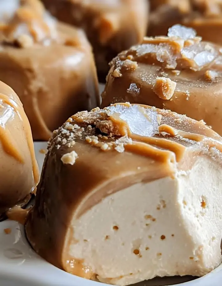 Frozen Peanut Butter Greek Yogurt Bites