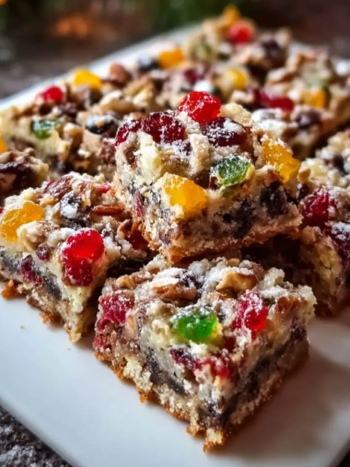 Fruit Cake 7-Layer Bars