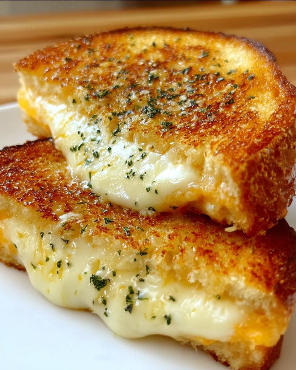 Garlic Bread Grilled Cheese - detail 1