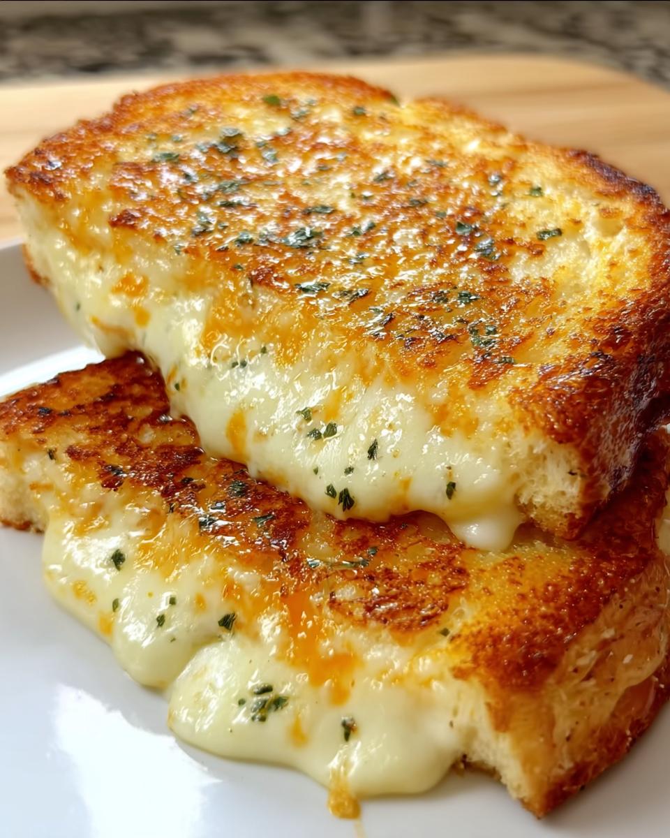 Garlic Bread Grilled Cheese - detail 2