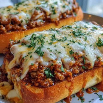 Garlic Bread Sloppy Joes