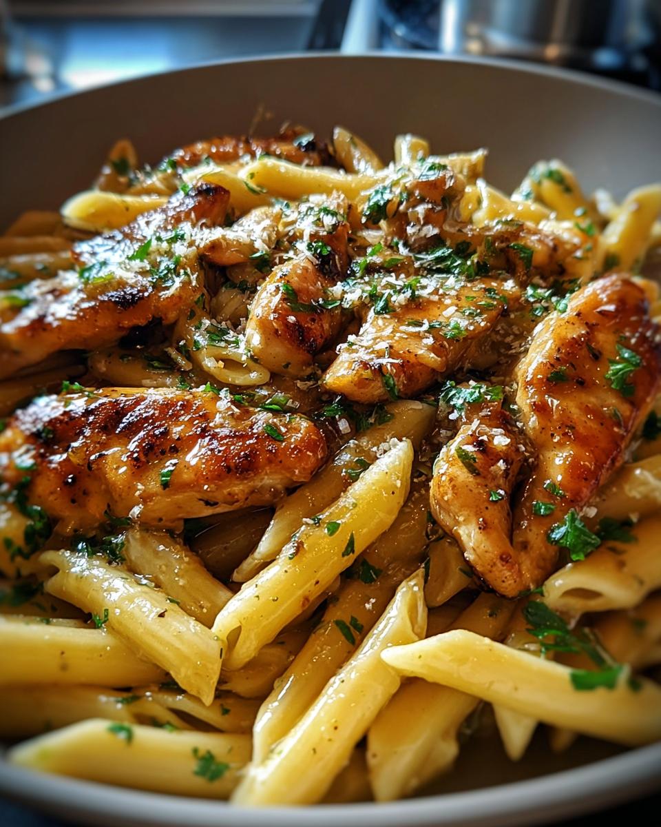 Garlic Butter Chicken Pasta - detail 2