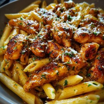Garlic Butter Chicken Pasta