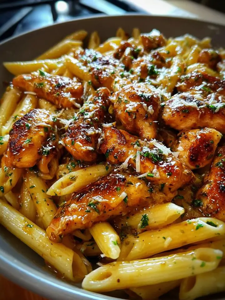 Garlic Butter Chicken Pasta