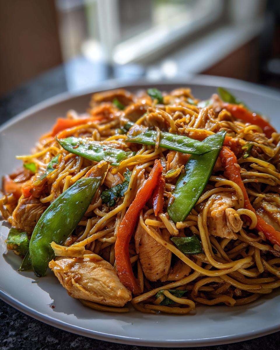 Garlic Chicken Lo Mein - detail 3