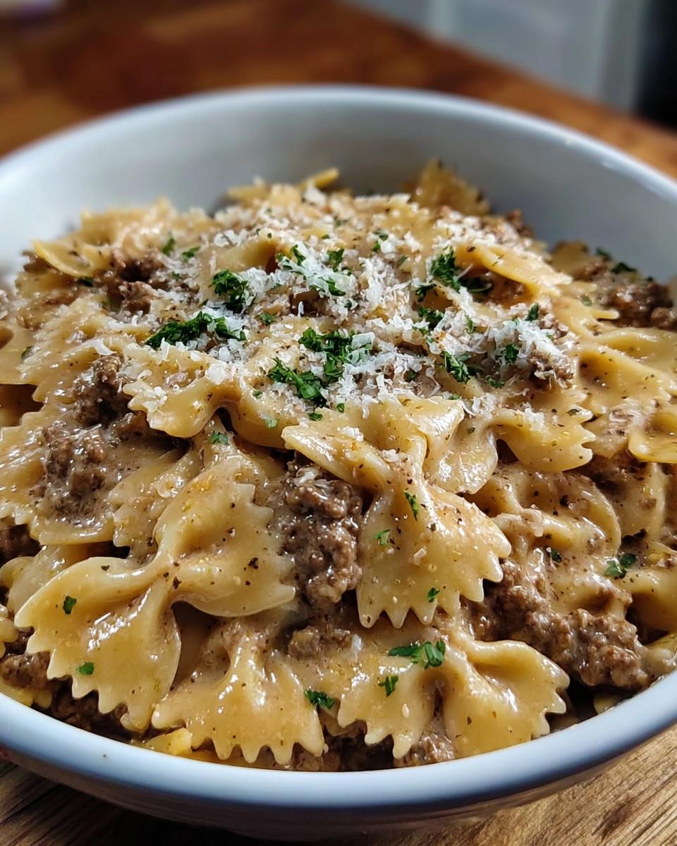 Garlic Parmesan Bowtie Pasta - detail 1