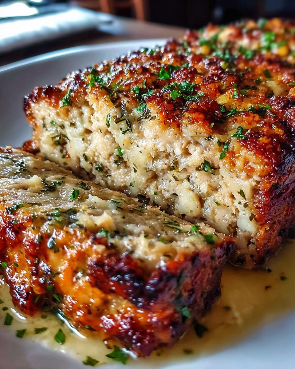 Garlic Parmesan Chicken Meatloaf - detail 1