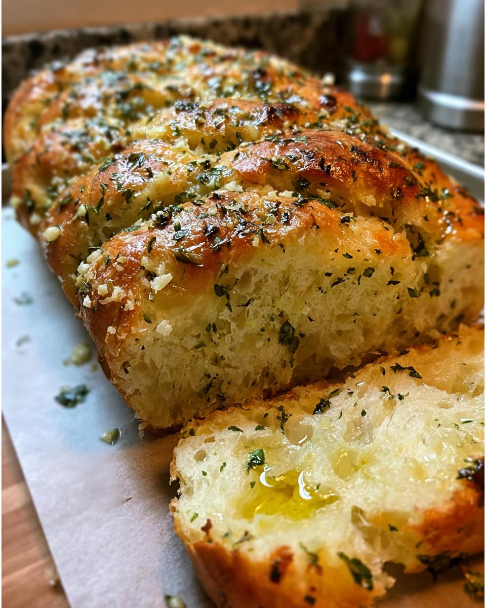 Garlic Parmesan Herb Bread - detail 1