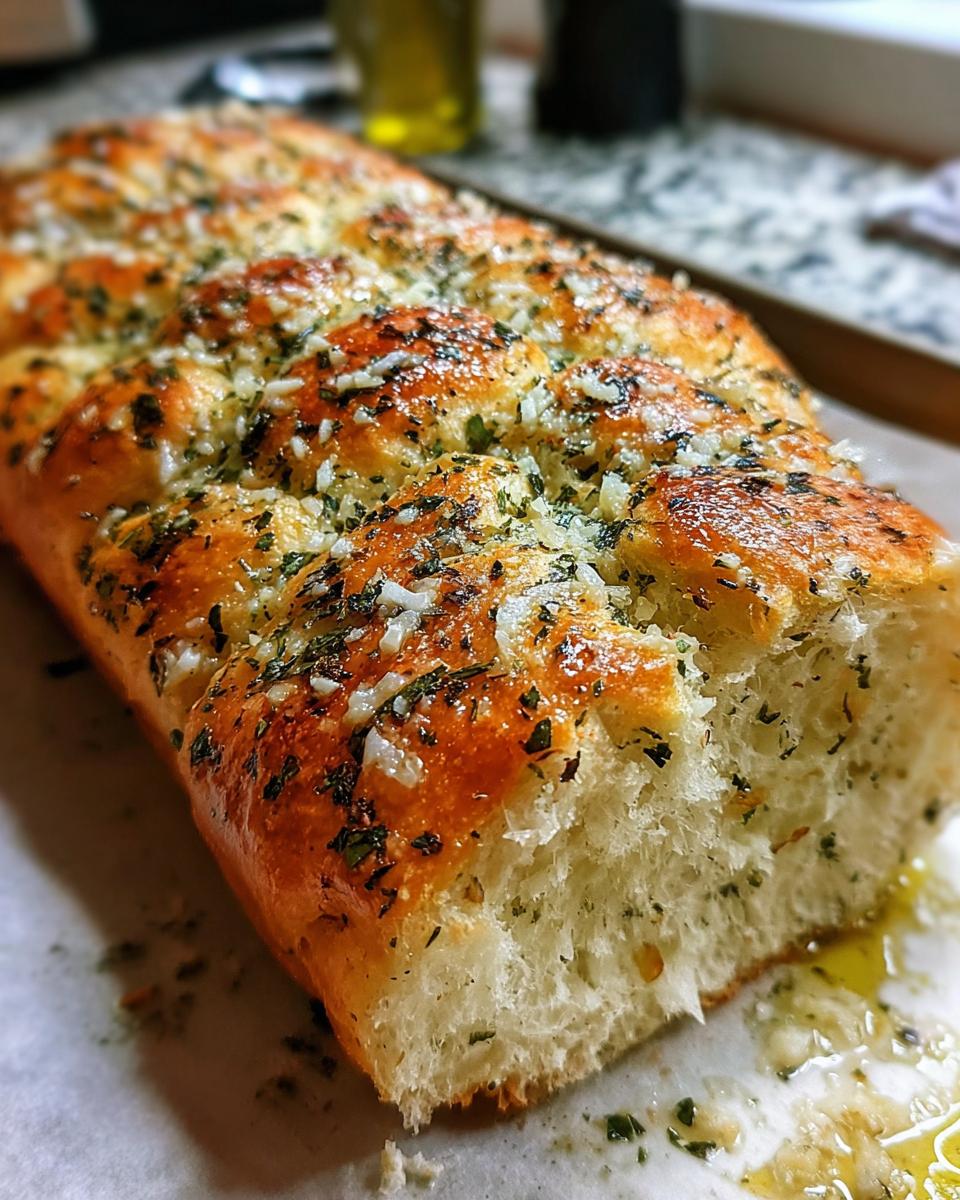 Garlic Parmesan Herb Bread - detail 2