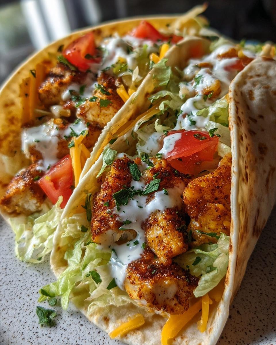 Garlic Parmesan Ranch Chicken Wraps with Cajun Kick - detail 2