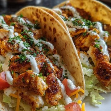 Garlic Parmesan Ranch Chicken Wraps with Cajun Kick