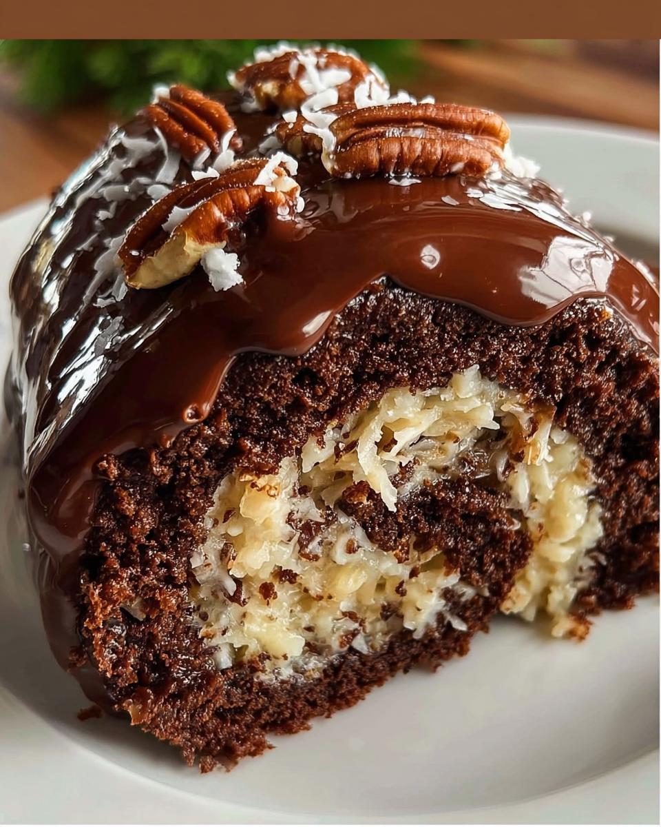 German Chocolate Cake Roll - detail 1