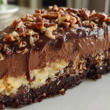 German Chocolate Cheesecake