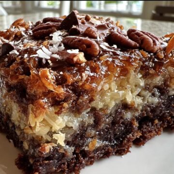 German Chocolate Dump Cake