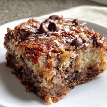 German Chocolate Dump Cake