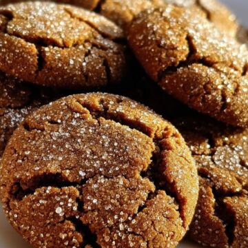 Ginger Molasses Christmas Cookies