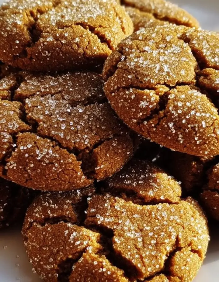 Ginger Molasses Christmas Cookies