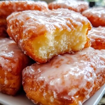 Glazed Buttermilk Beignet Squares