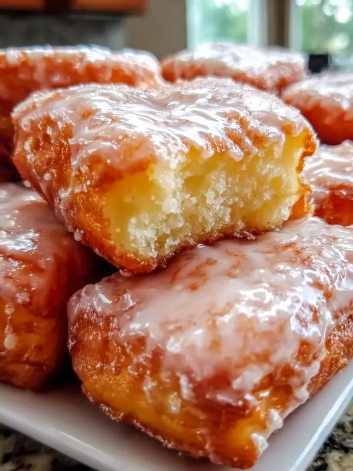 Glazed Buttermilk Beignet Squares