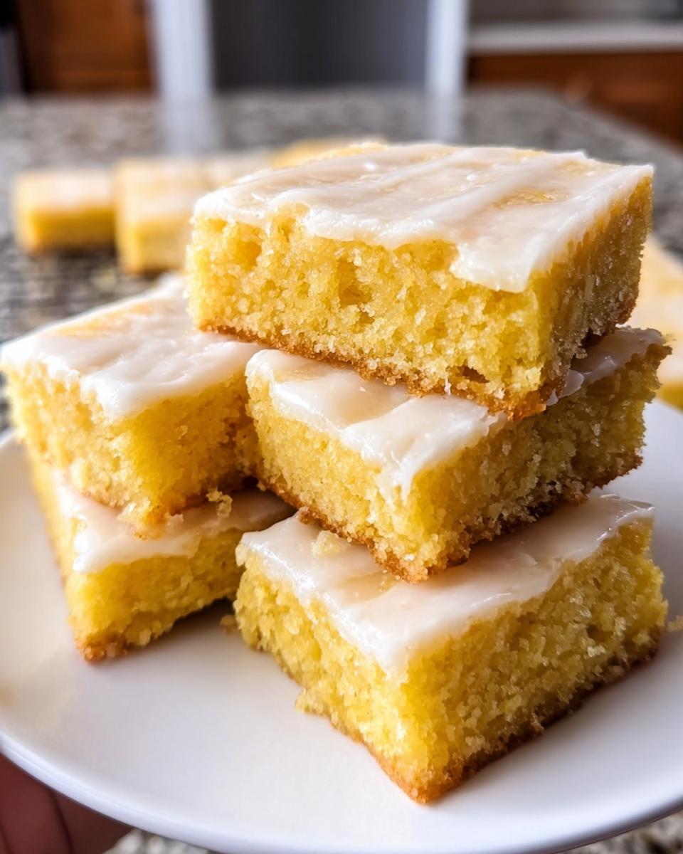 Gluten Free Lemon Brownies - detail 1